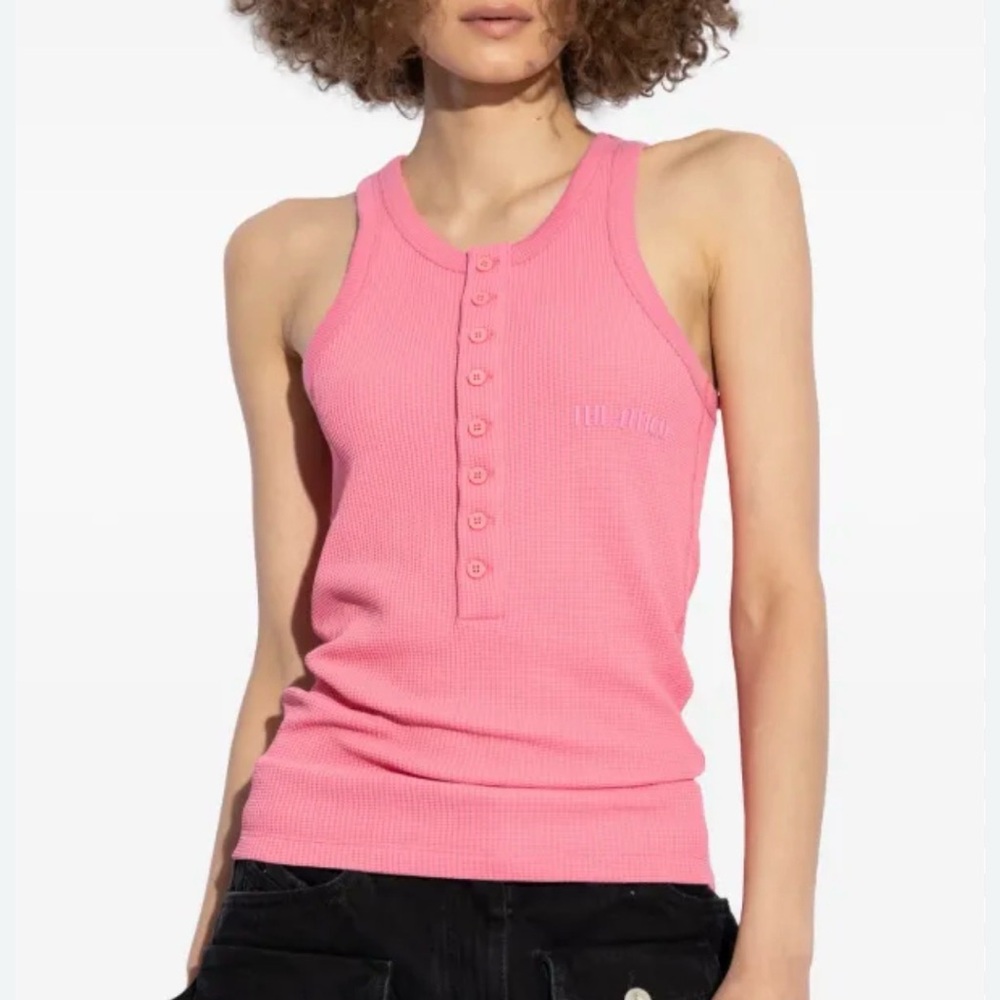 The Attico Pink Buttoned Tank Top Brand New with tags!!